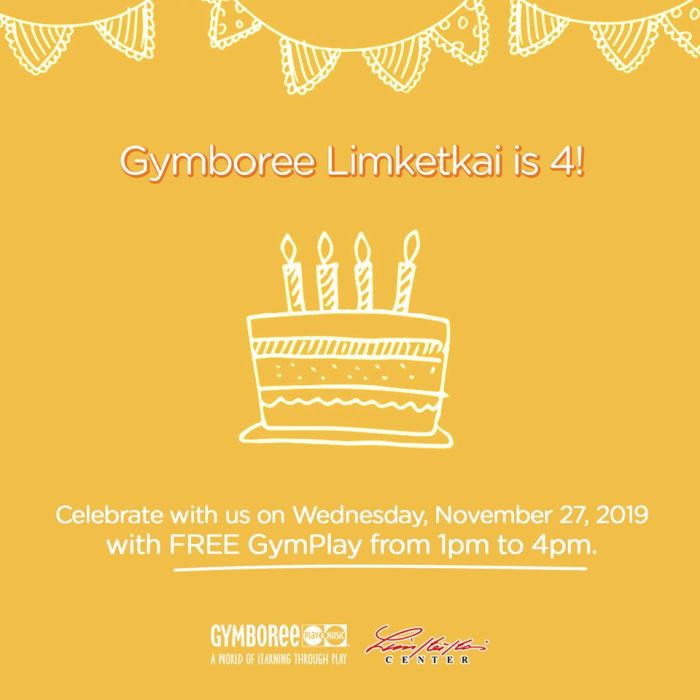 Gymboree 4th Anniversary FREE GymPlay Access